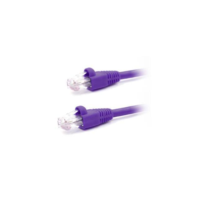 CAT5E-PURPLE-25FT CABLE MOD 8P8C PLUG TO PLUG 25'