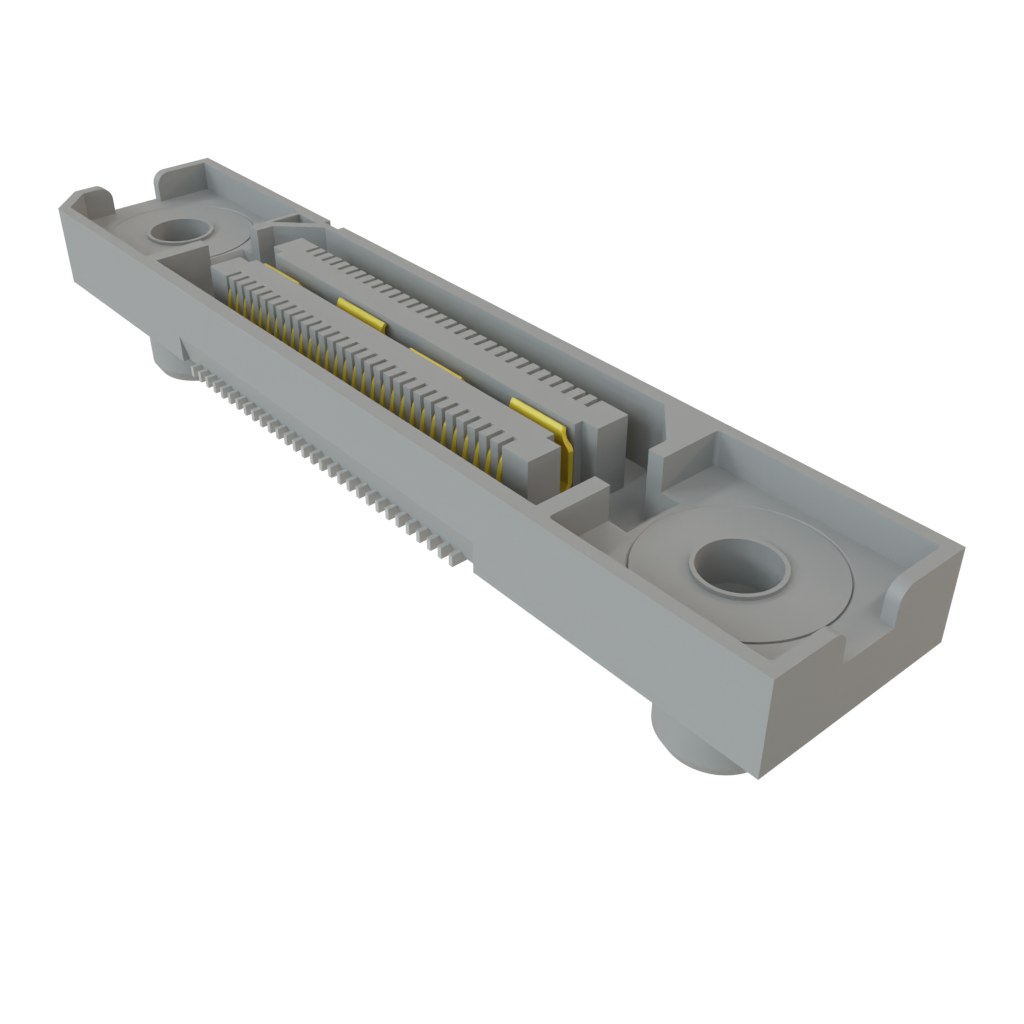 QSH-030-01-L-D-A-RT1 The Samtec QSH-030-01-L-D-A-RT1 is a high-speed ground plane SMT receptacle connector. It features a 0.50mm pitch and 60 positions across two rows.
