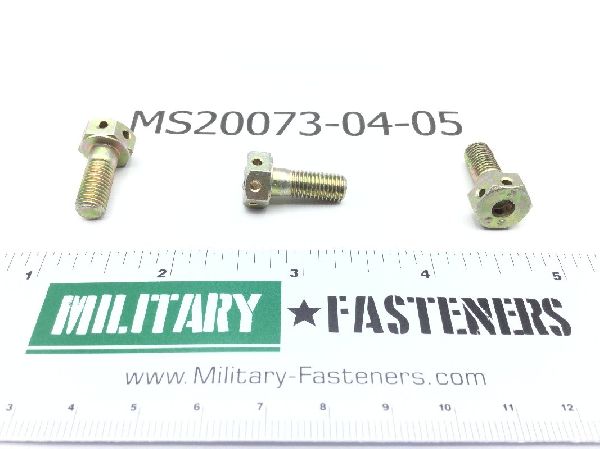 MS20073-04-05 The MS20073-04-05 is a machine bolt manufactured by Honeywell. It features a 0.250 inch thread diameter and is constructed from steel.