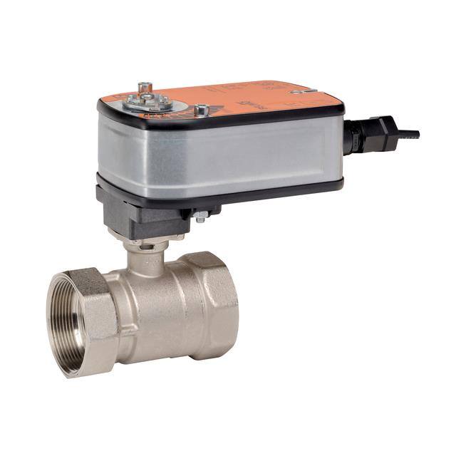 B216B+LF120 US 2-WAY CCV, BRASS TRIM, 1/2'', CV
