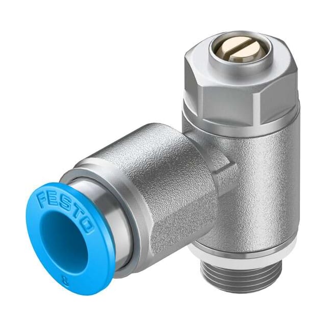 GRLA-1/8-QS-8-D ONE-WAY FLOW CONTROL VALVE