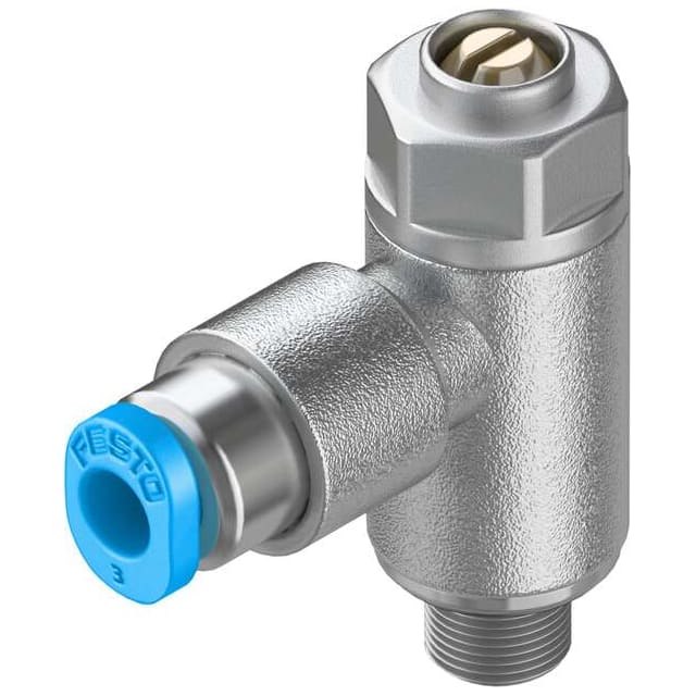 GRLZ-M5-QS-3-D ONE-WAY FLOW CONTROL VALVE