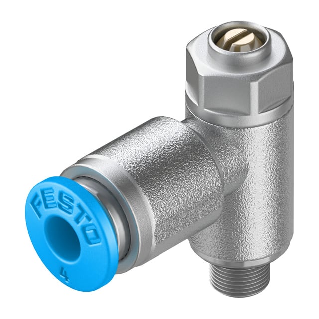 GRLZ-M5-QS-4-D ONE-WAY FLOW CONTROL VALVE