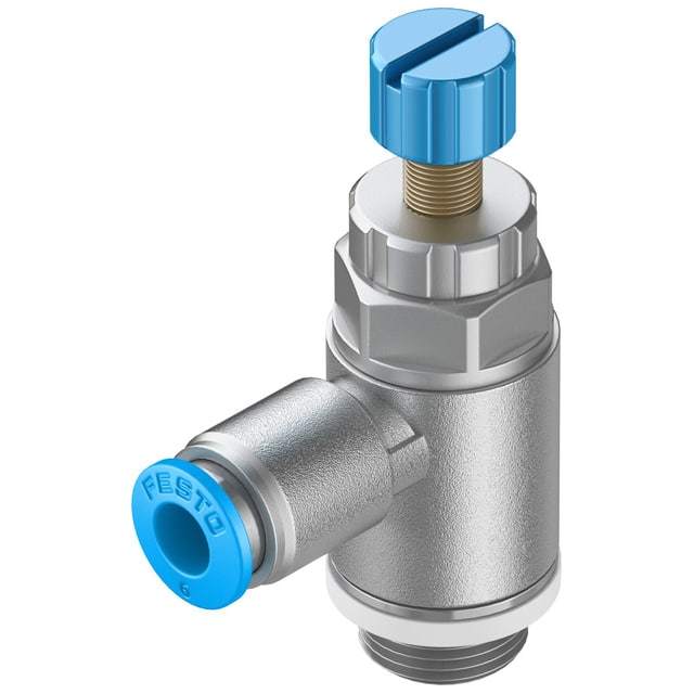 GRLA-1/4-QS-8-RS-D ONE-WAY FLOW CONTROL VALVE