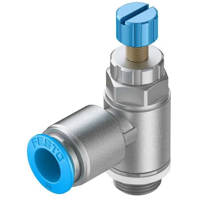 GRLA-1/4-QS-10-RS-D ONE-WAY FLOW CONTROL VALVE
