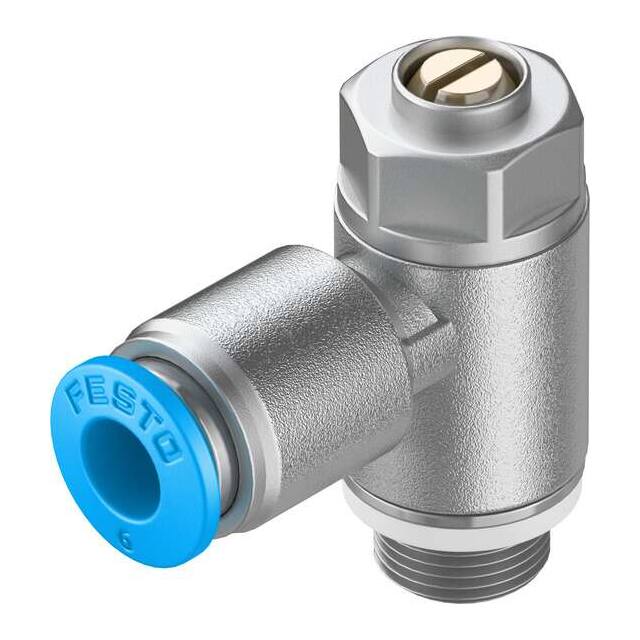 GRLZ-1/8-QS-6-D ONE-WAY FLOW CONTROL VALVE