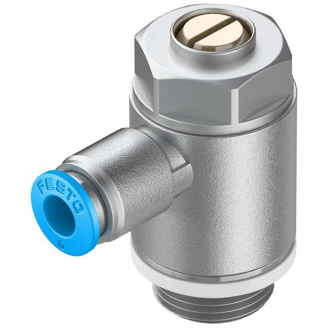 GRLA-3/8-QS-6-D ONE-WAY FLOW CONTROL VALVE
