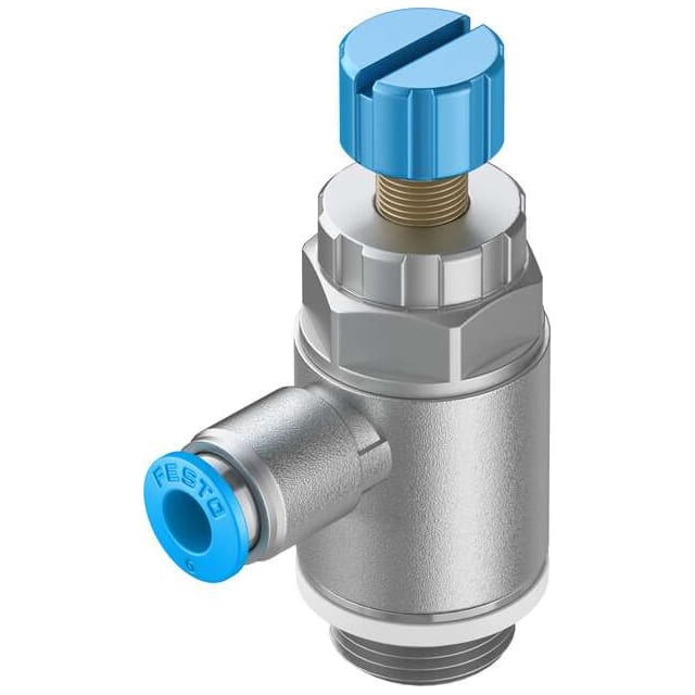 GRLA-3/8-QS-6-RS-D ONE-WAY FLOW CONTROL VALVE