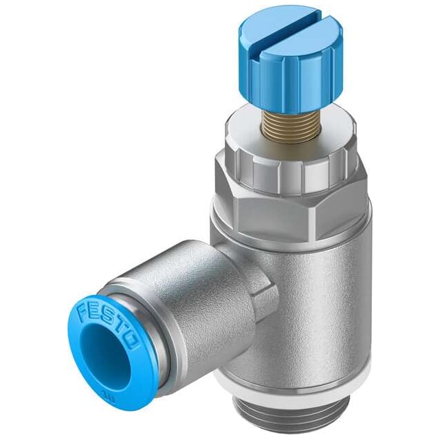 GRLA-3/8-QS-10-RS-D ONE-WAY FLOW CONTROL VALVE