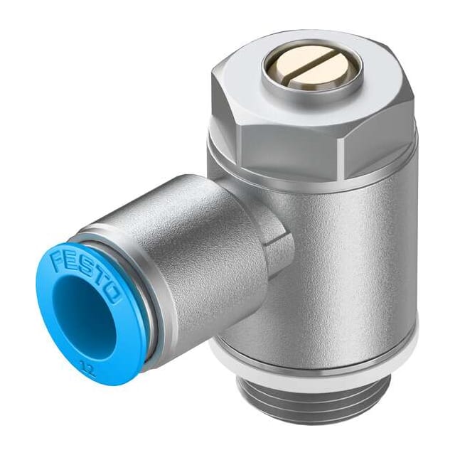 GRLA-1/2-QS-12-D ONE-WAY FLOW CONTROL VALVE