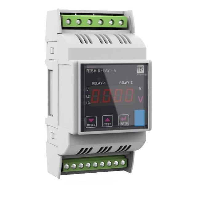 RISH RELAY V-3-3000-HA VOLTAGE PROTECTION RELAY 3-PHASE
