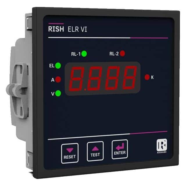 RISH ELR VI-4021-LA-96 EARTH LEAKAGE RELAY PANEL 96X96