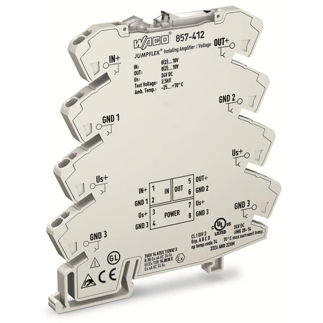 857-412 ISOLATION AMPLIFIER; VOLTAGE INP
