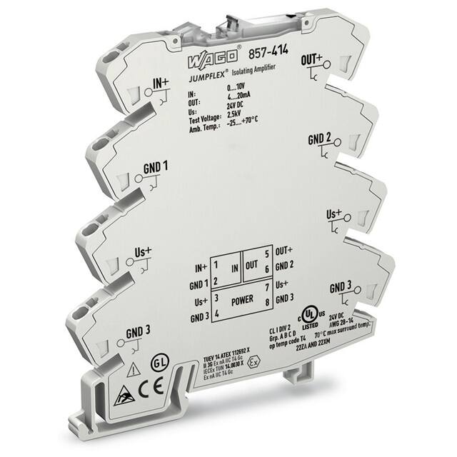857-414 ISOLATION AMPLIFIER; VOLTAGE INP