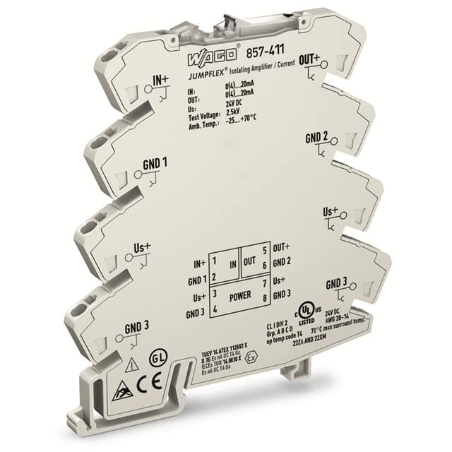 857-411 ISOLATION AMPLIFIER; CURRENT INP
