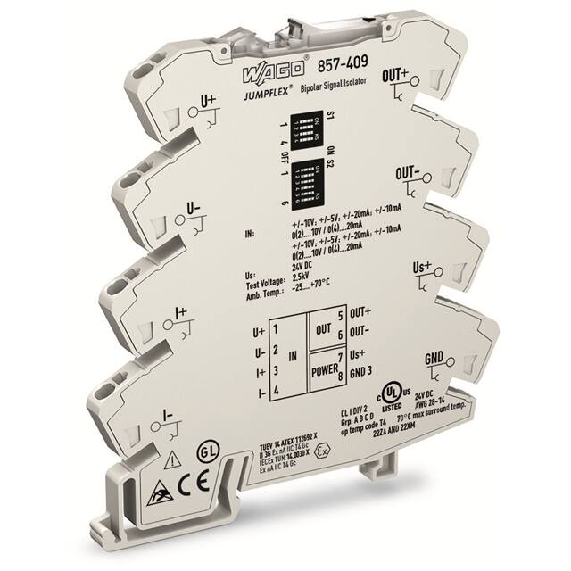 857-409 ISOLATION AMPLIFIER; BIPOLAR CUR