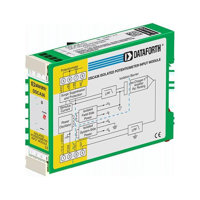 DSCA36-03 POTENTIOMETER INPUT MODULE DINRA