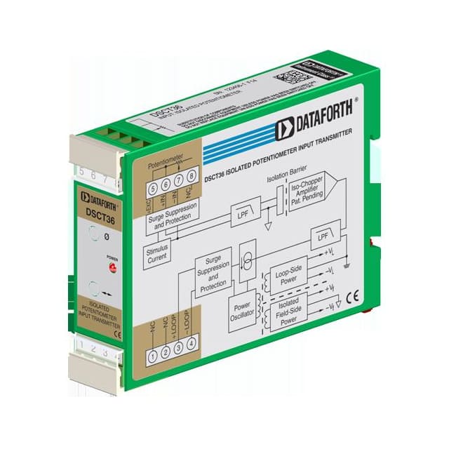DSCT36-01 POTENTIOMETER 4-20MA TRANSMI DIN