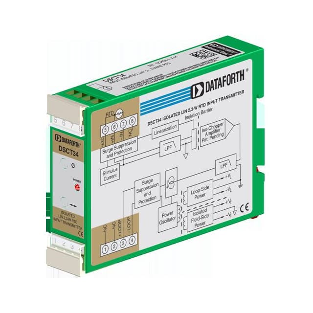 DSCT34-01 2-/3-WIRE RTD 4-20MA TRANSMI DIN