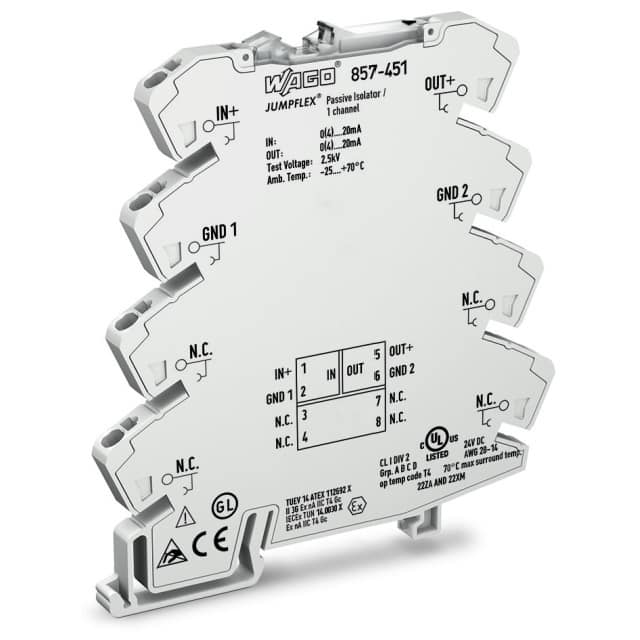 857-451 PASSIVE ISOLATOR, 1-CHANNEL; CUR