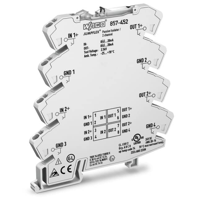 857-452 PASSIVE ISOLATOR, 2-CHANNEL; CUR