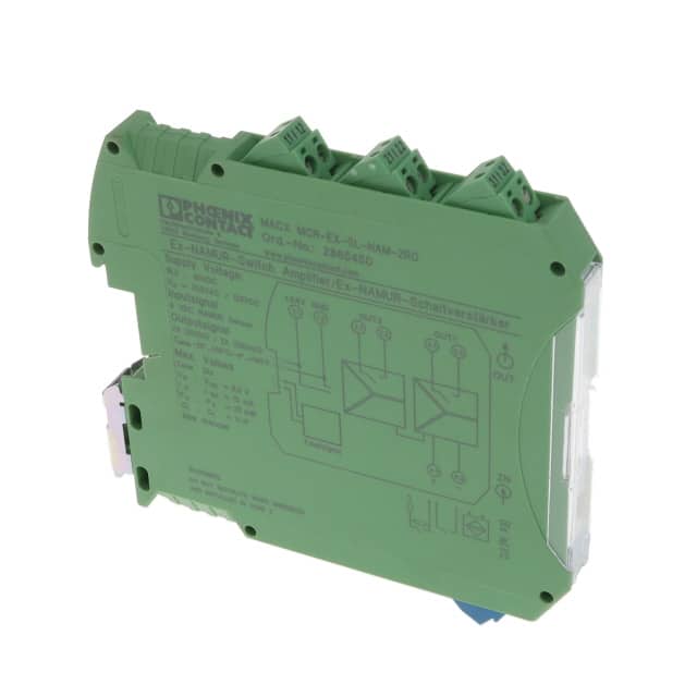 2865450 ISOLATED AMP 2 CHAN DIN RAIL