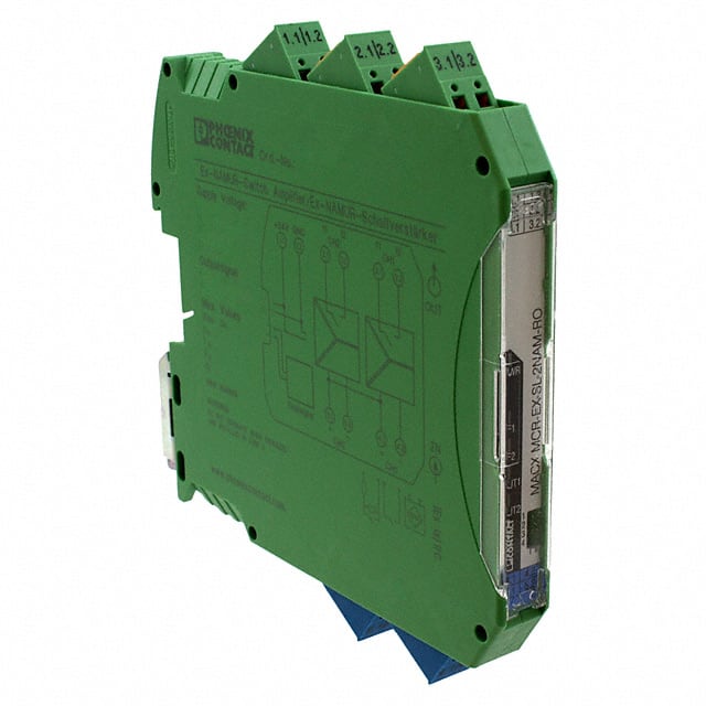 2924087 ISOLATED AMP 2 CHAN DIN RAIL