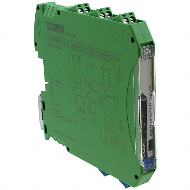 2865489 ISOLATED AMP 2 CHAN DIN RAIL