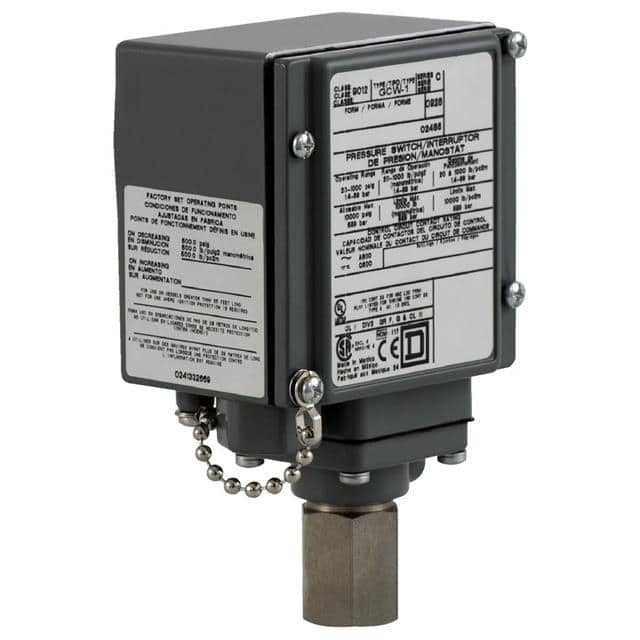 9012GCW4 9012G, PRESSURE SWITCH 9012 G, A