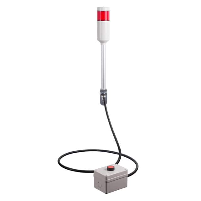 ATEPR-15-R ANDON LIGHT RED PUSH-BTN 15' RMT