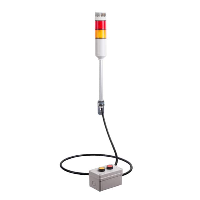 ATEPR-15-RY-B ANDON LIGHT R/Y PB 15' RMT 80DB