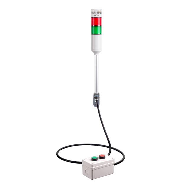 ATEPR-10-RG-Z ANDON LIGHT R/G PB 10' RMT 100DB