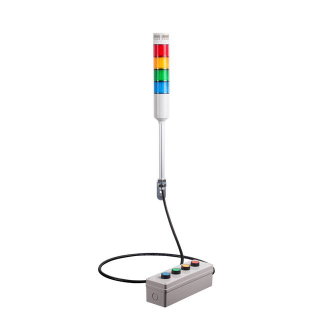 ATEPR-10-RYGB-B ANDON LIGHT RYGB PB 10' RMT 80DB