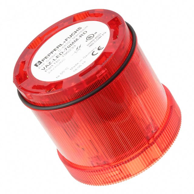 VAZ-LED-70MM-RD OPTICAL ELEMENT RED LED STEADY