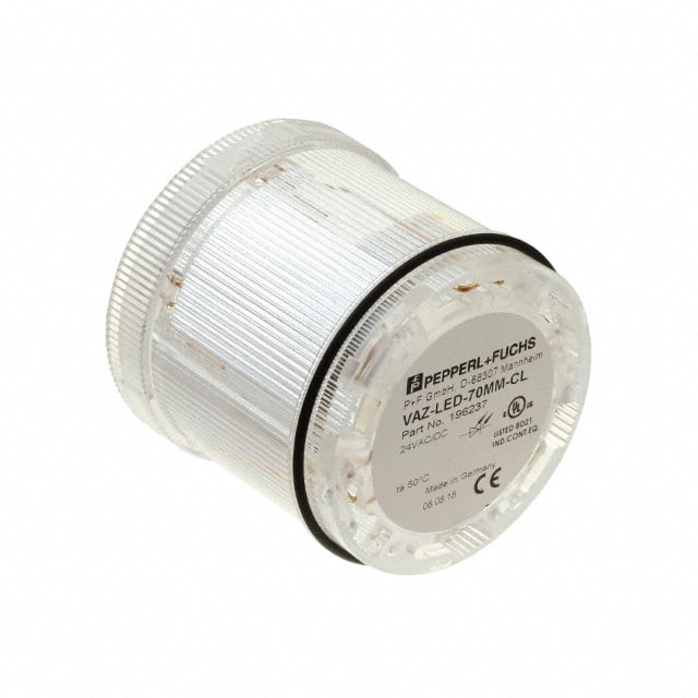 VAZ-LED-70MM-CL OPTICAL ELEMENT CLEAR LED STEADY