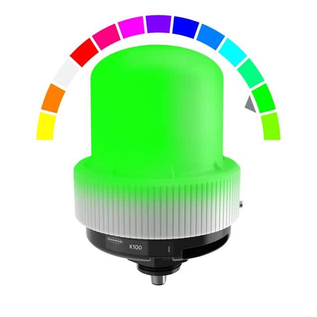 K100PLRGB7AQ BEACON INDICATOR LIGHT, 100MM