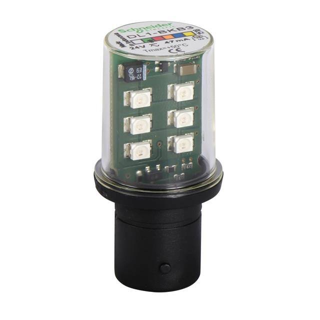 DL1BKB3 FLASHING LED, 24 VAC/VDC GREEN