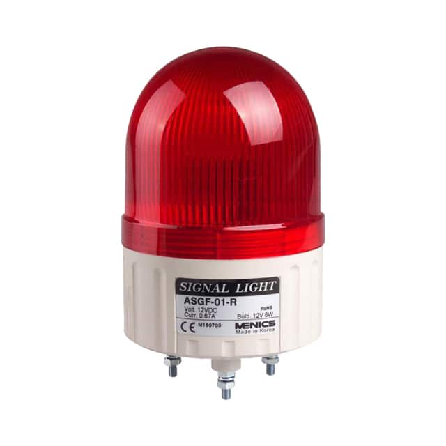 ASGF-10-R BEACON 86MM FLASH 110V RED