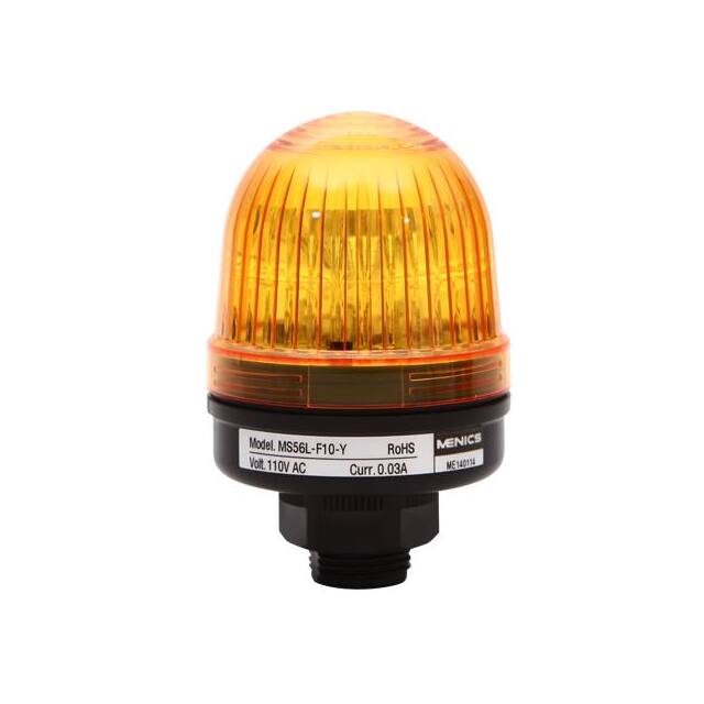 MS56L-F10-Y BEACON LED 56MM FLASH YLW 110V