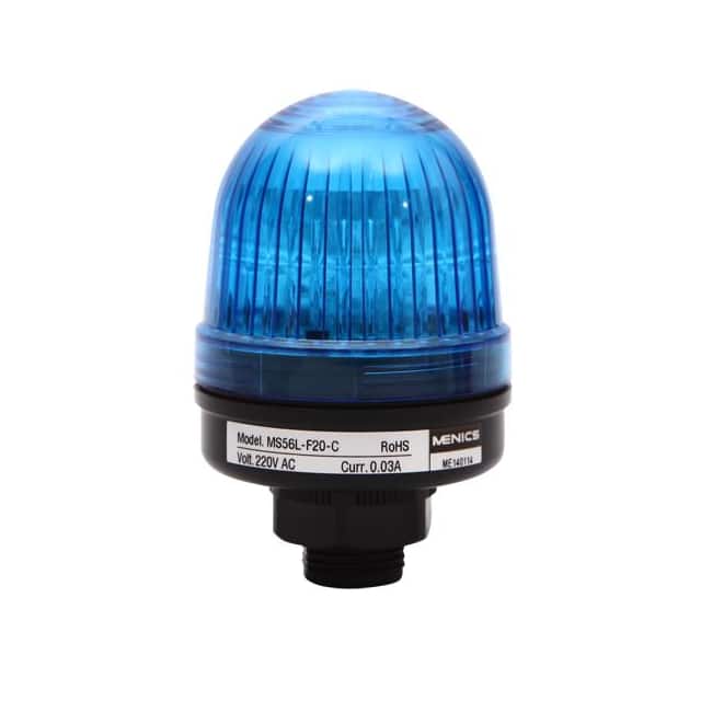 MS56L-F02-B BEACON LED 56MM FLASH BLUE 24V