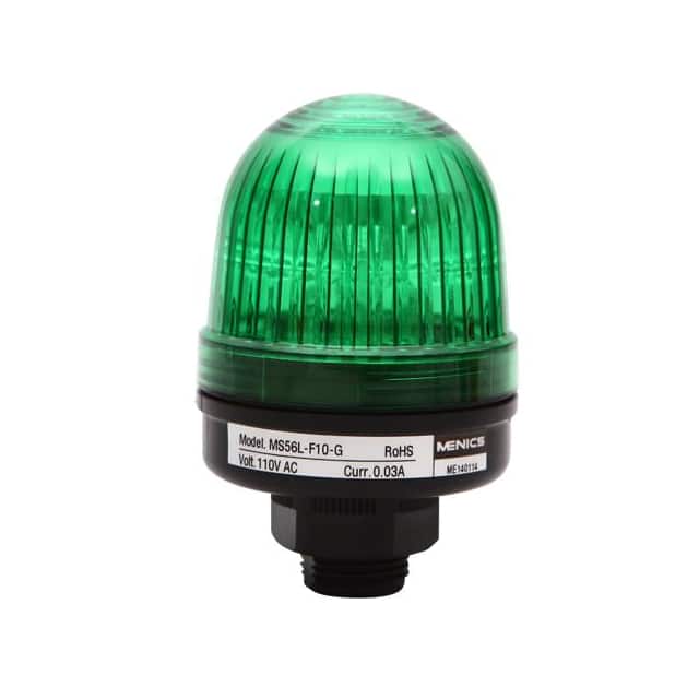 MS56L-F01-G BEACON LED 56MM FLASH GREEN 12V