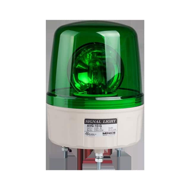AVG-20-G BEACON 135MM ROTATE 220V GREEN