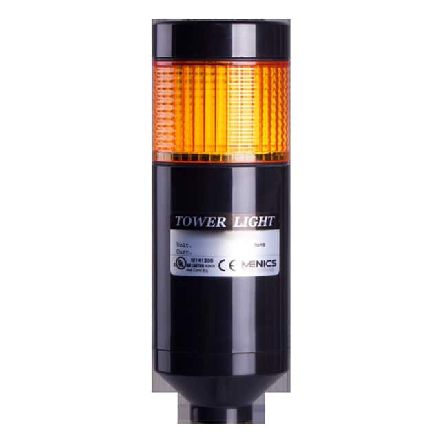 PTE-A-1FF-Y-B TOWER 56MM STEADY 90-240V YELLOW