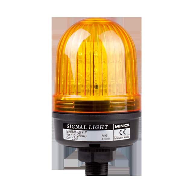 MS66M-F00-Y BEACON 66MM FLASH 12-24V YELLOW
