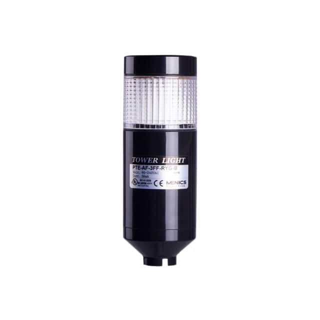 PTE-AF-102-C-B TOWER 56MM FLASH 24V CLEAR