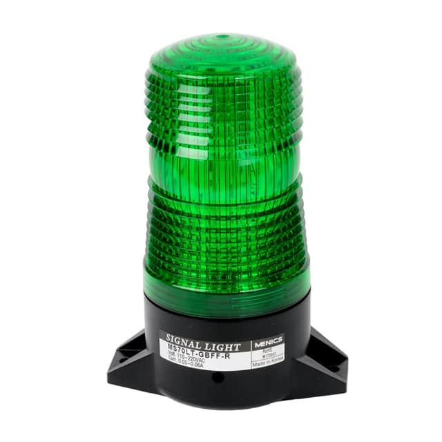 MS70S-G00-G STROBE 70MM 12-48V SURFACE GREEN