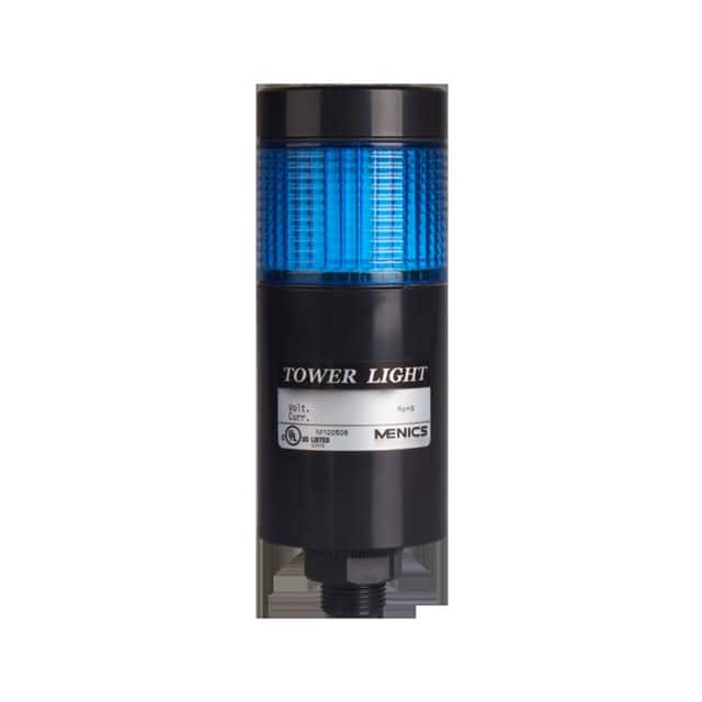 PTE-SCF-102-B-B TOWER 56MM FLASH 24V BLUE