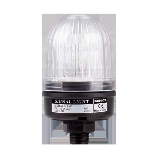 MS66M-B00-C BEACON 66MM FLASH 12-24V CLR BZ