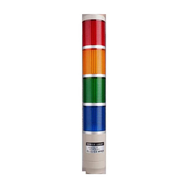 MT5C4BL-RYGB TOWER 56MM FLASH 110V RYGB