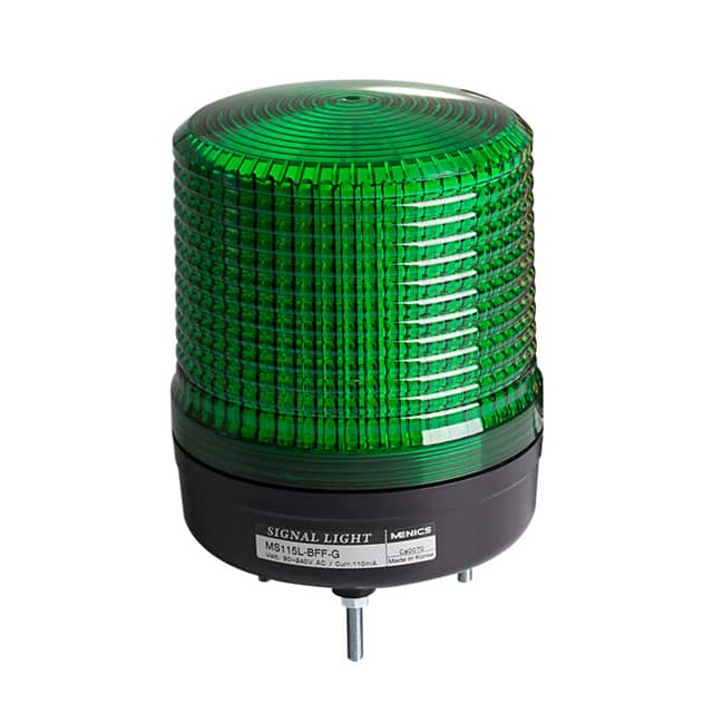 MS115L-B02-G BEACON 115MM FLASH 24V GREEN BZ